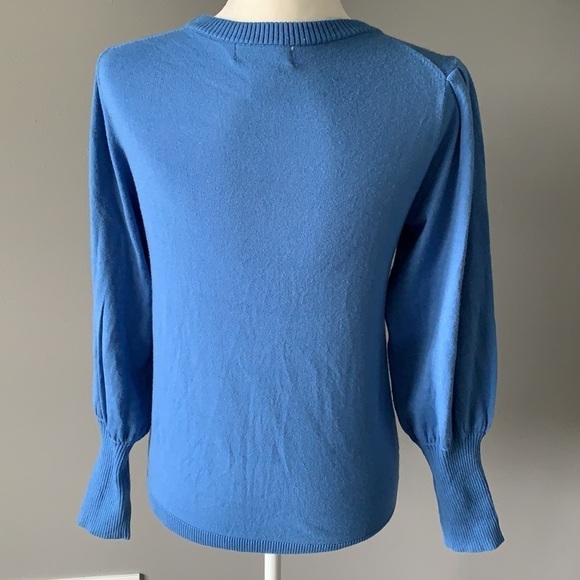 MAGASHONI Light Blue Crewneck Sweater - Picture 7 of 10